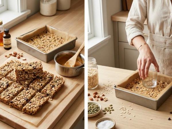 How to Make Healthy Homemade Granola Bars photo