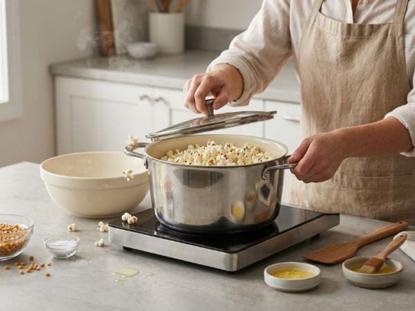 How to Make Stovetop Popcorn (Perfect, Every Time) photo