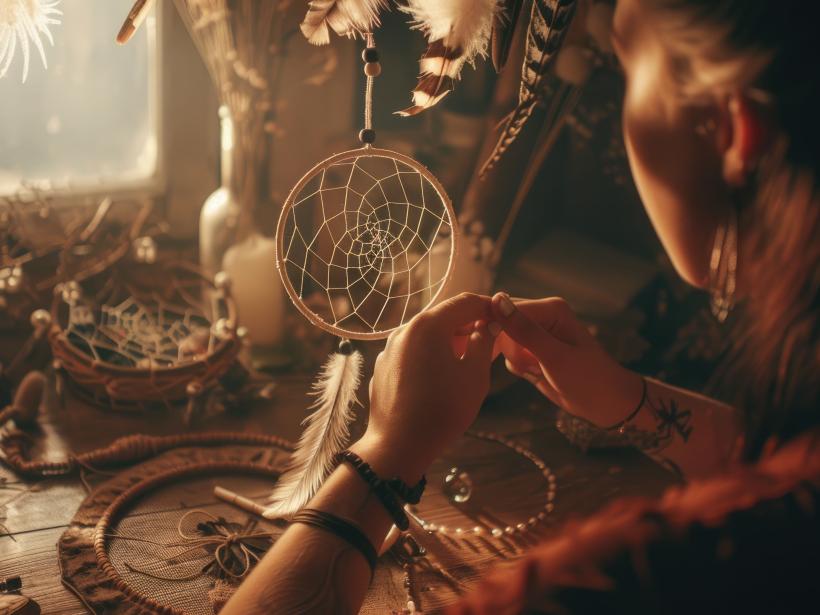 Dream Catchers: Crafting Whispers of Night into Tangible Threads photo