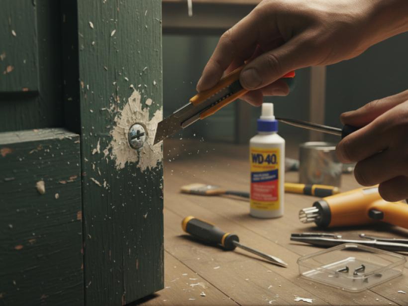 Getting Those Painted-Over Screws Out (Without Throwing Tools) photo