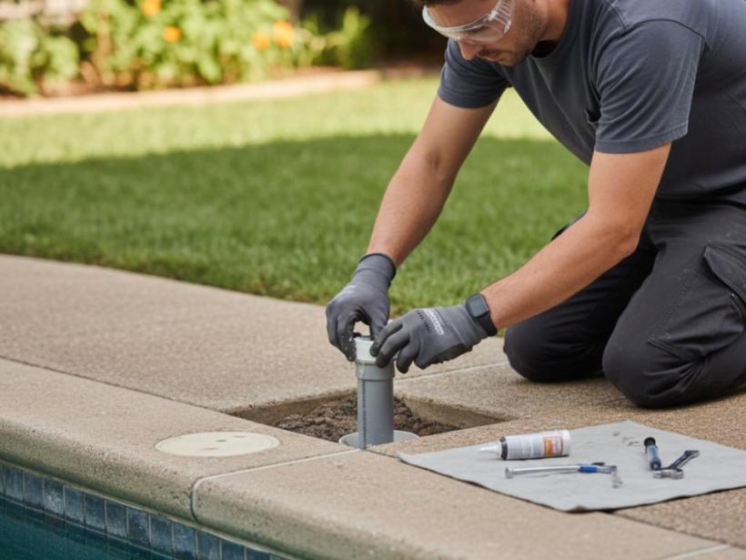 How to Repair Pool Pipes Without Digging photo