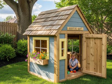 DIY Playhouse: Перетворіть свій задній двір на міні -пригоду photo