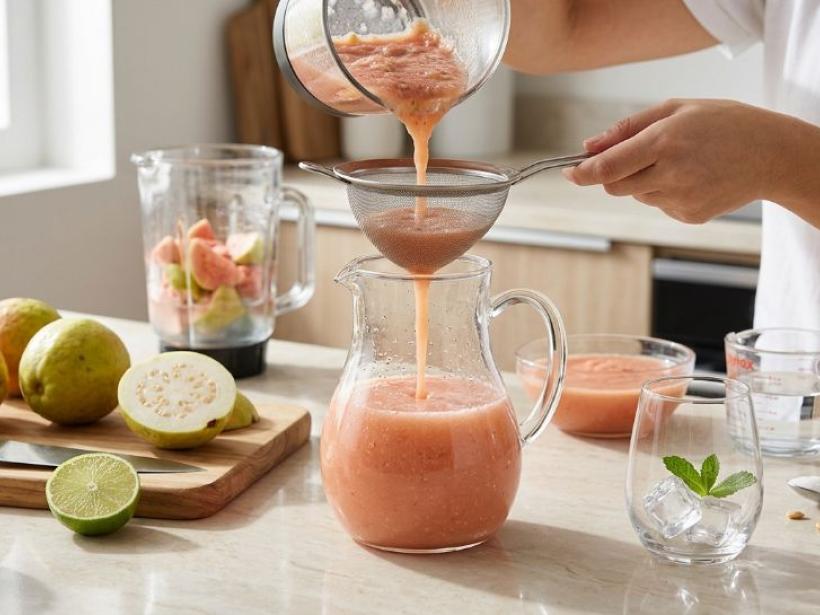 How to Make Guava Juice at Home photo