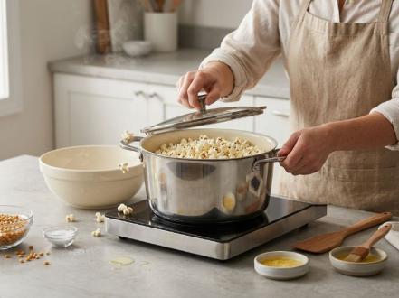 How to Make Stovetop Popcorn (Perfect, Every Time) photo